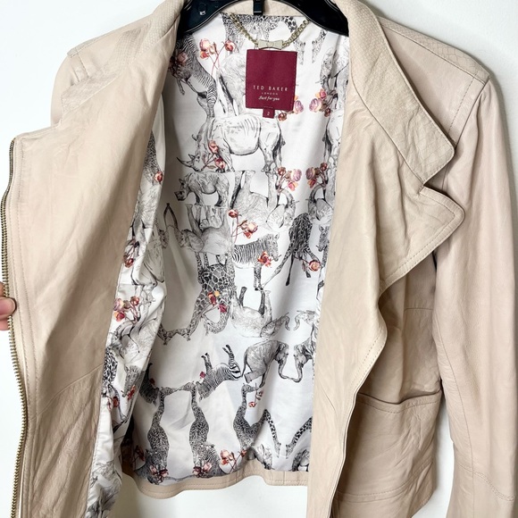 Ted Baker ‘Hanni’ Leather Jacket - Picture 11 of 15